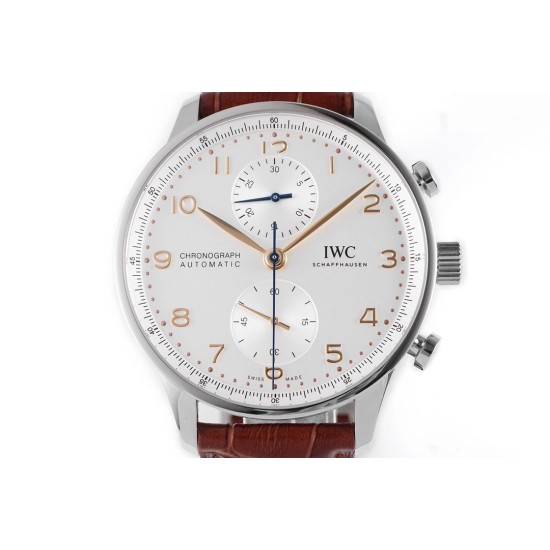 Portugueser Chrono 41mm SS/LE White/Num ZF A69355