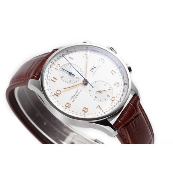 Portugueser Chrono 41mm SS/LE White/Num ZF A69355