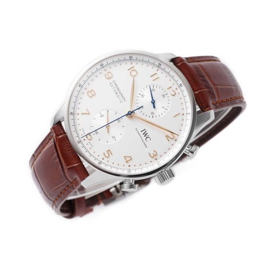 Portugueser Chrono 41mm SS/LE White/Num ZF A69355