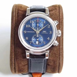 IWC-Portugieser Chronograph Classic 42mm SS/LE Blue ZF A7750