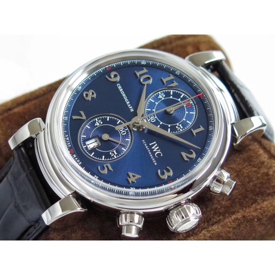 IWC-Portugieser Chronograph Classic 42mm SS/LE Blue ZF A7750
