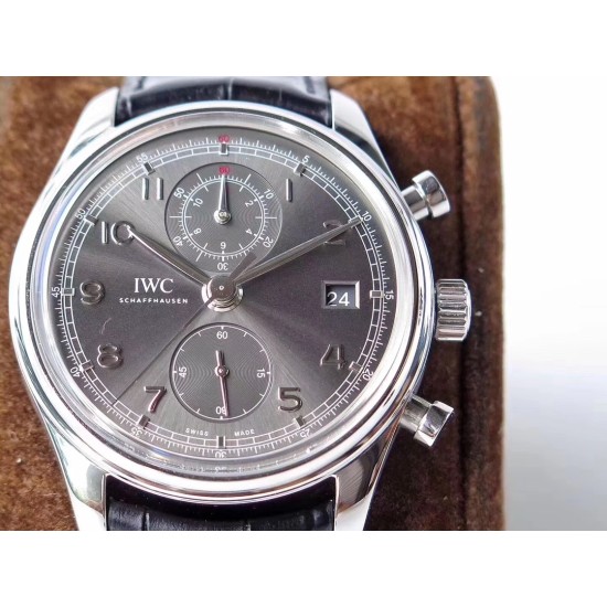 IWC-Portugieser Chronograph Classic 42mm SS/LE Grey ZF A7750