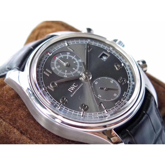 IWC-Portugieser Chronograph Classic 42mm SS/LE Grey ZF A7750