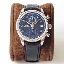 IWC-Portugieser Chronograph Classic 42mm SS/LE Blue ZF A7750
