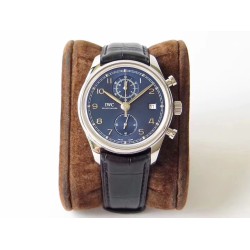 IWC-Portugieser Chronograph Classic 42mm SS/LE Blue ZF A7750