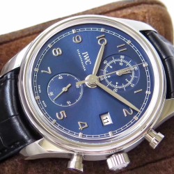 IWC-Portugieser Chronograph Classic 42mm SS/LE Blue ZF A7750