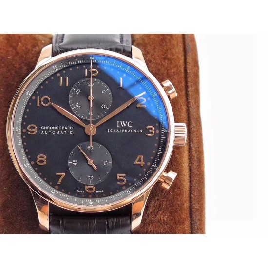 Portuguese Chrono 40mm RG/LE Black/Num ZF V2 A7750