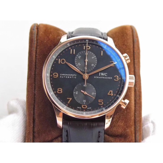 Portuguese Chrono 40mm RG/LE Black/Num ZF V2 A7750