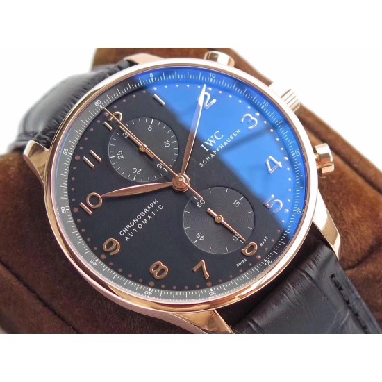 Portuguese Chrono 40mm RG/LE Black/Num ZF V2 A7750