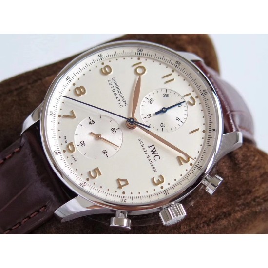 Portuguese Chrono 40mm SS/LE White/Num ZF V2 A7750