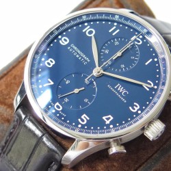 Portuguese Chrono 40mm SS/LE Blue/Num ZF V2 A7750
