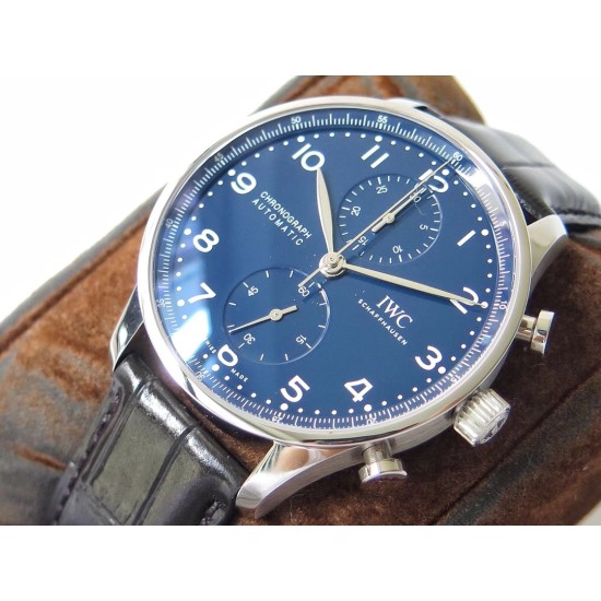 Portuguese Chrono 40mm SS/LE Blue/Num ZF V2 A7750