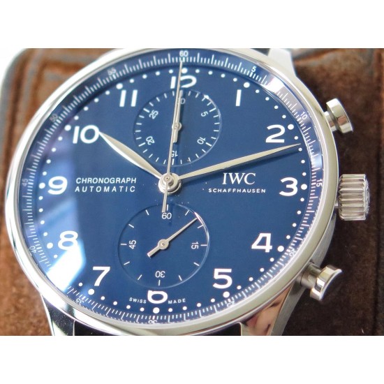 Portuguese Chrono 40mm SS/LE Blue/Num ZF V2 A7750
