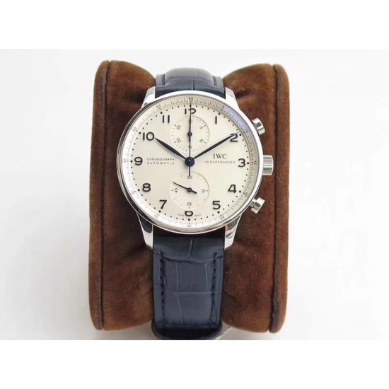 Portuguese Chrono 40mm SS/LE White/Num ZF V2 A7750