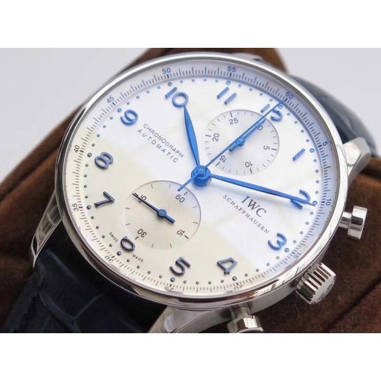 Portuguese Chrono 40mm SS/LE White/Num ZF V2 A7750