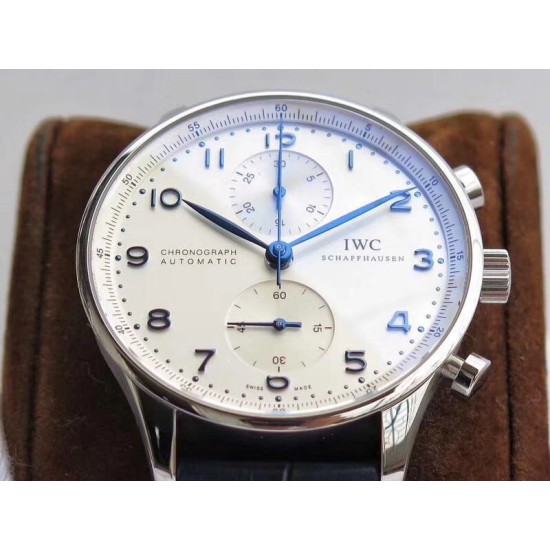 Portuguese Chrono 40mm SS/LE White/Num ZF V2 A7750
