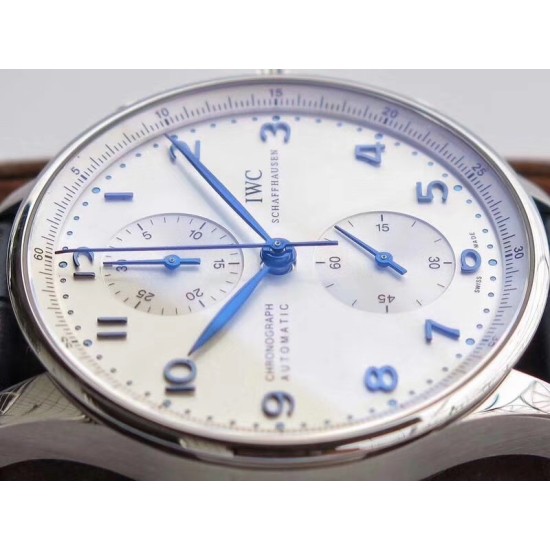 Portuguese Chrono 40mm SS/LE White/Num ZF V2 A7750