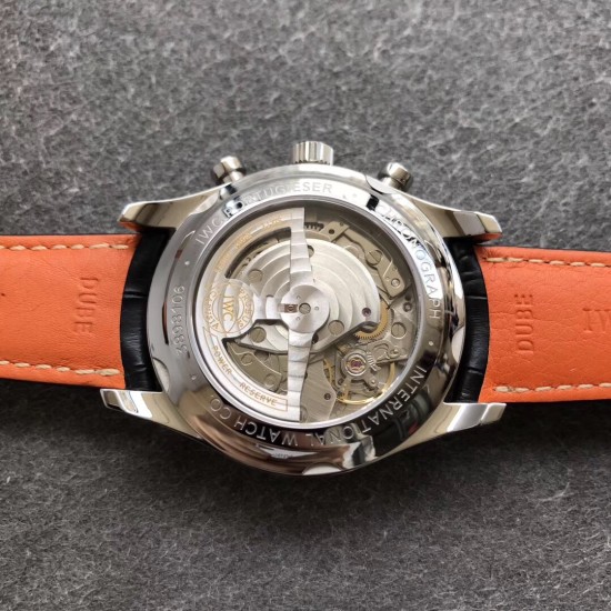 IWC-Portugieser Chronograph Classic 42mm SS/LE White ZF A7750