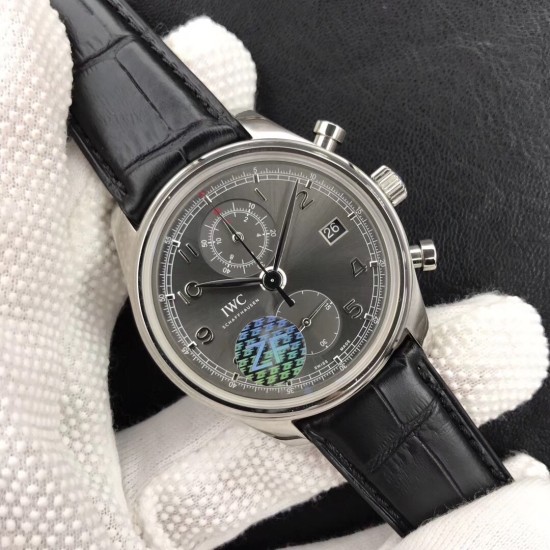IWC-Portugieser Chronograph Classic 42mm SS/LE Grey ZF A7750