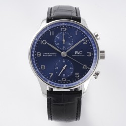 IWC-Portugieser Chrono IW371605 41mm SS/LE Blue/Num ZF A69355