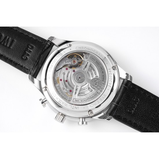 IWC-Portugieser Chrono IW371605 41mm SS/LE Blue/Num ZF A69355