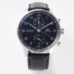 IWC-Portugieser Chrono IW371605 41mm SS/LE Black/Num ZF A69355