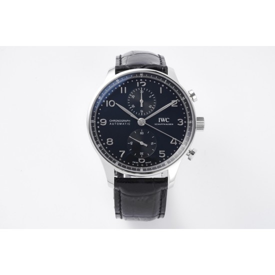 IWC-Portugieser Chrono IW371605 41mm SS/LE Black/Num ZF A69355