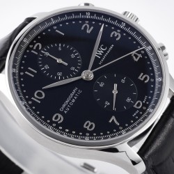 IWC-Portugieser Chrono IW371605 41mm SS/LE Black/Num ZF A69355
