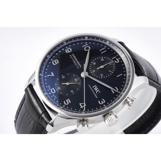 IWC-Portugieser Chrono IW371605 41mm SS/LE Black/Num ZF A69355