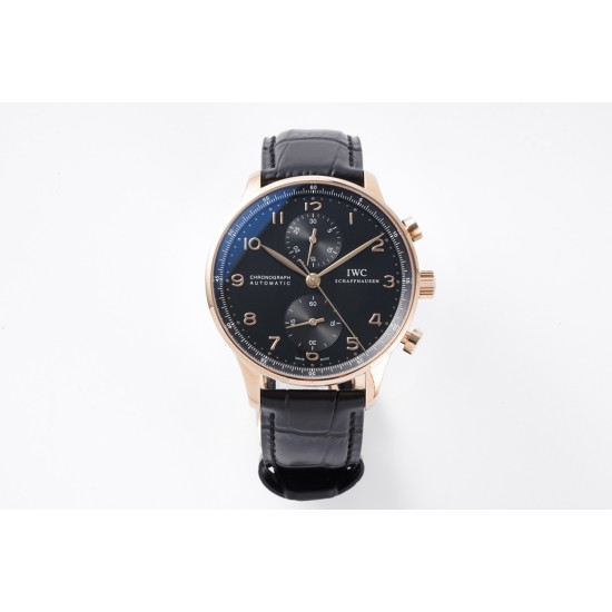 Portuguese Chrono 40mm RG/LE Black/Num ZF V2 A7750