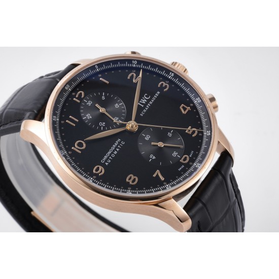 Portuguese Chrono 40mm RG/LE Black/Num ZF V2 A7750