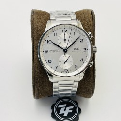 Portuguese Chrono IW371617 41mm SS/SS White/Num ZF A69355
