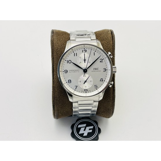 Portuguese Chrono IW371617 41mm SS/SS White/Num ZF A69355