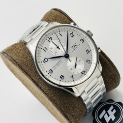 Portuguese Chrono IW371617 41mm SS/SS White/Num ZF A69355