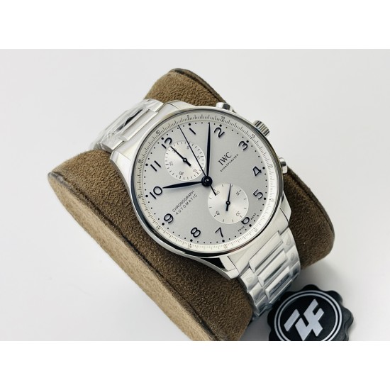 Portuguese Chrono IW371617 41mm SS/SS White/Num ZF A69355