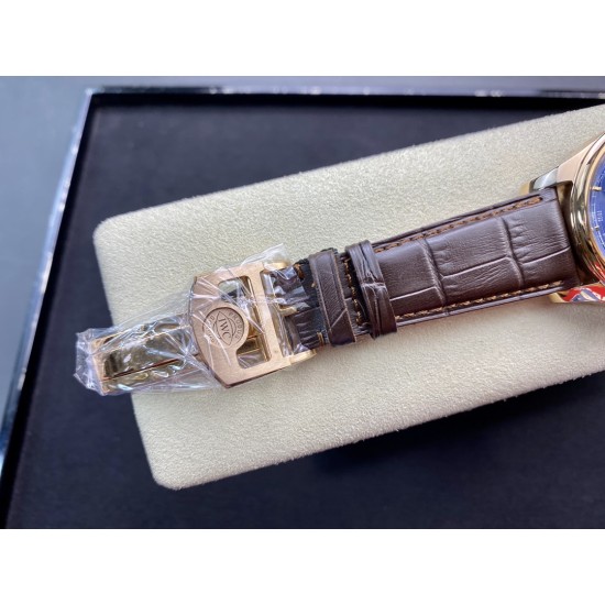 IWC-Portugieser Chronograph Classic 42mm RG/LE Blue ZF A7750