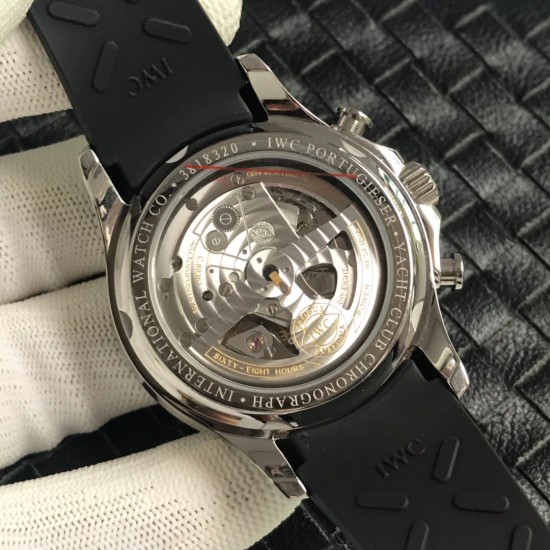 Portuguese Chrono Classic IW390209 45mm SS/RU Textured Black Cal.89360