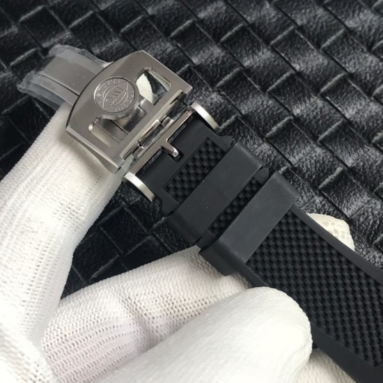 Portuguese Chrono Classic IW390209 45mm SS/RU Textured Black Cal.89360