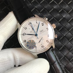 Portuguese Chrono 40mm SS/LE White/Num TWF A7750