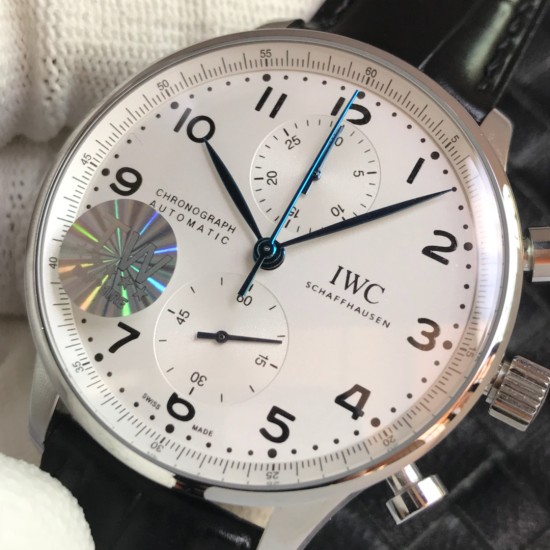 Portuguese Chrono 40mm SS/LE White/Num TWF A7750