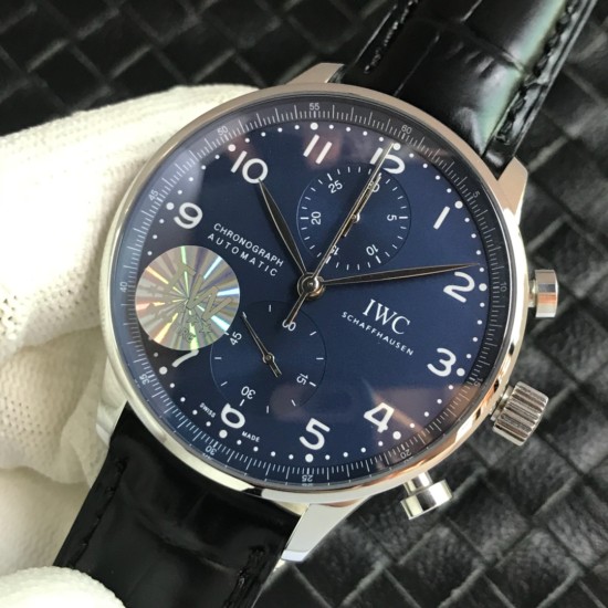 Portuguese Chrono 40mm SS/LE Blue/Num TWF A7750