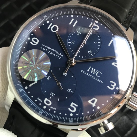 Portuguese Chrono 40mm SS/LE Blue/Num TWF A7750