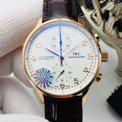 Portuguese Chrono 40mm RG/LE White/Num TWF A7750