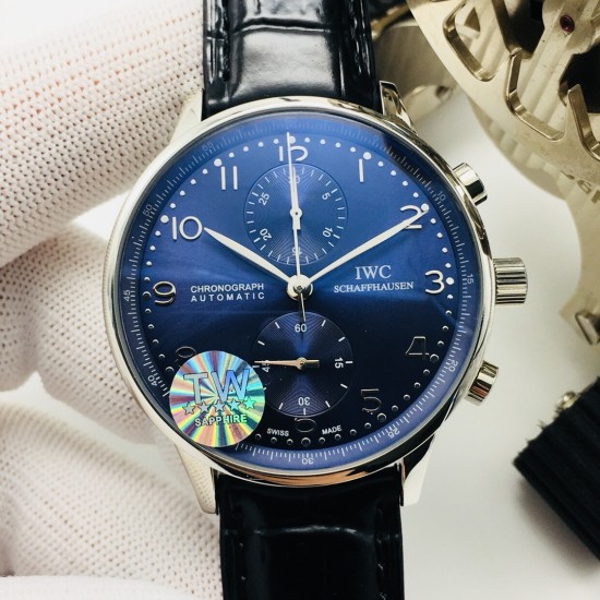 Portuguese Chrono 40mm SS/LE Blue/Num TWF A7750