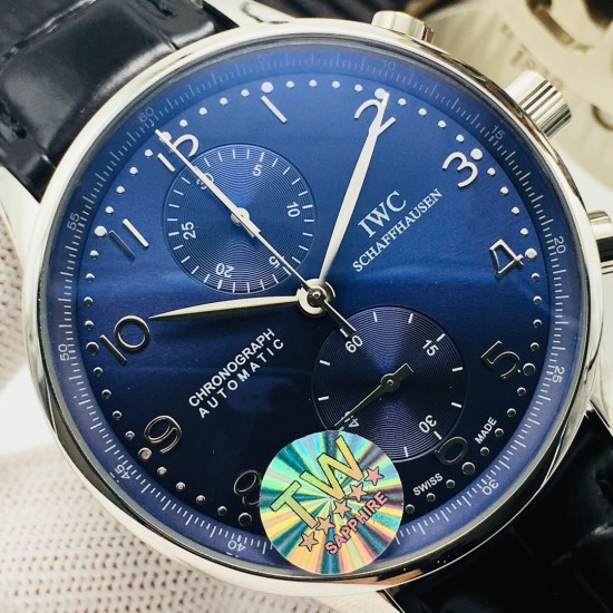 Portuguese Chrono 40mm SS/LE Blue/Num TWF A7750