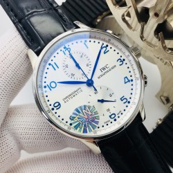 Portuguese Chrono 40mm SS/LE White/Num TWF A7750