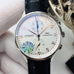 Portuguese Chrono 40mm SS/LE White/Num TWF A7750