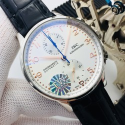 Portuguese Chrono 40mm SS/LE White/Num TWF A7750