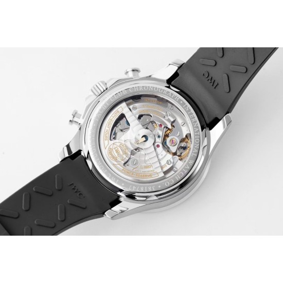 IWC-Portugieser Chronograph Classic  IW390704 45mm SS/RU White Cal.89361