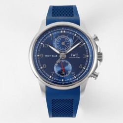IWC-Portugieser Chronograph Classic IW390704 45mm SS/RU Blue Cal.89361